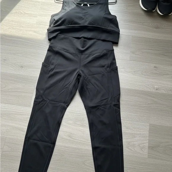Black Activewear Set - Picture 2 of 2